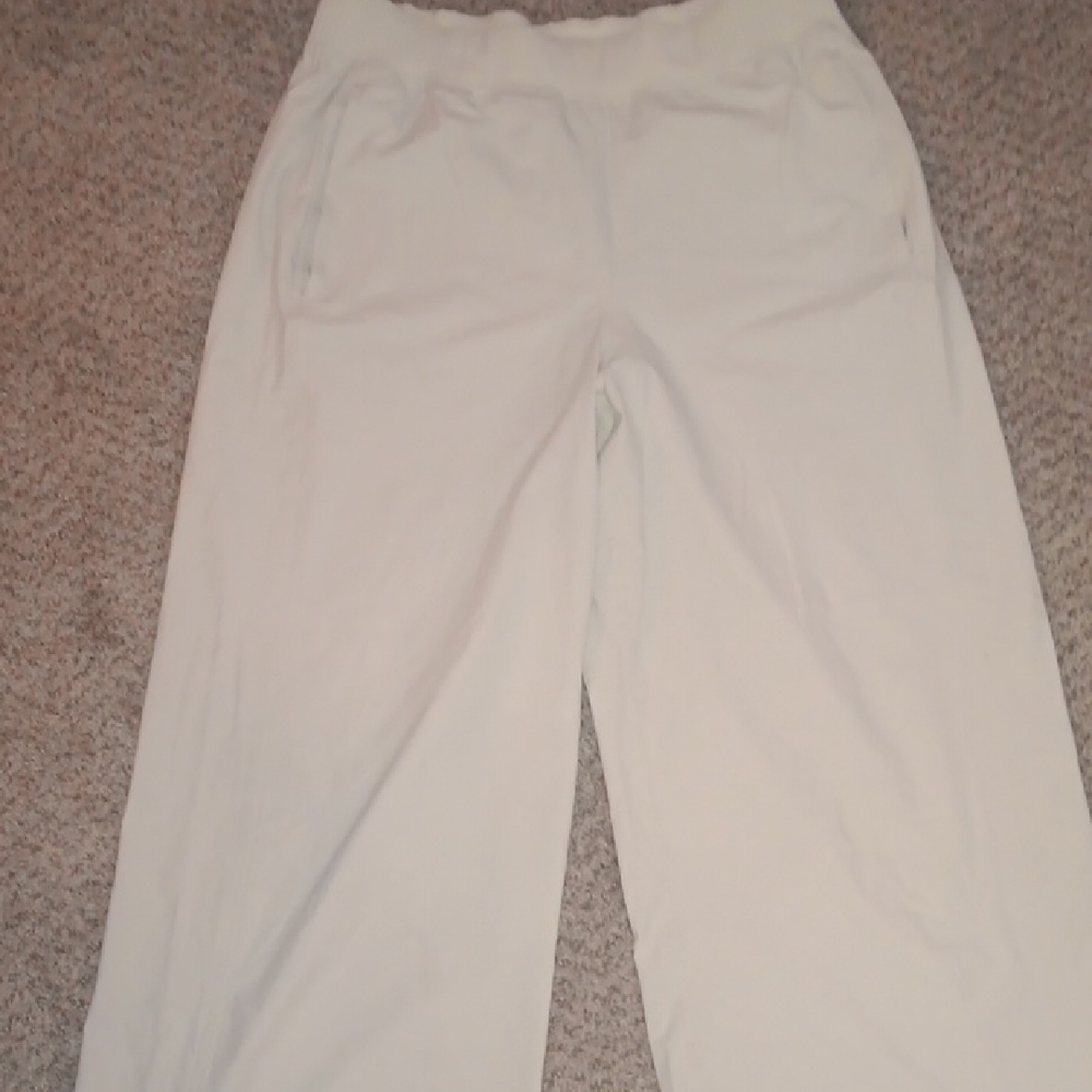 Lululemon Athletica Cream Track Pants